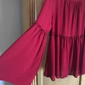 Burgundy Blouse